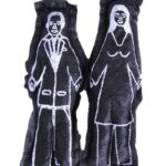 Casal de pano preto