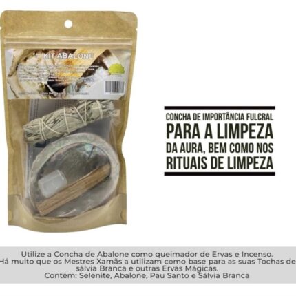 KIT Avalon Salvia Celenite e Palo Santo