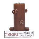 Velão 7 mechas castanho